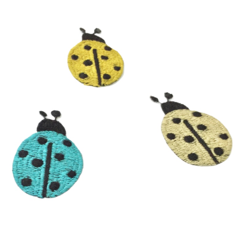 Embroidery Lady Bug - 49 قطعة/الوحدة خياطة الإبداعية شارة مطرّزة