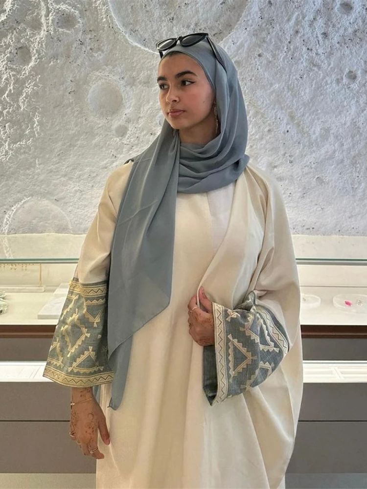 عباية مطرزة للنساء المسلمات ،  - مراجعة Embroidery Kebaya وسعره