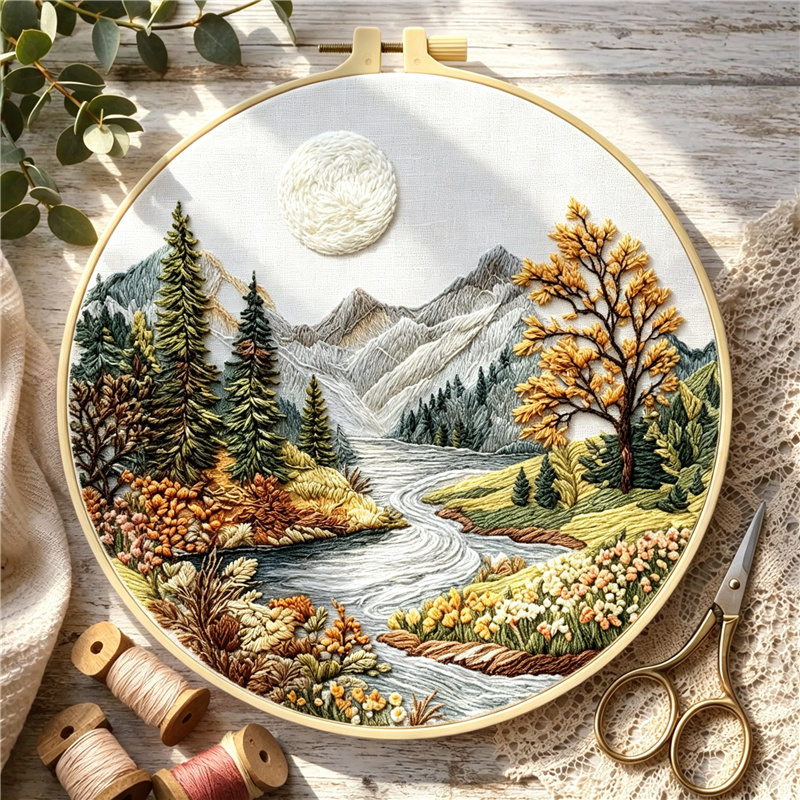 مجموعة تطريز يدوي للمبتدئين مع - مراجعة Embroidery Meaning وسعره